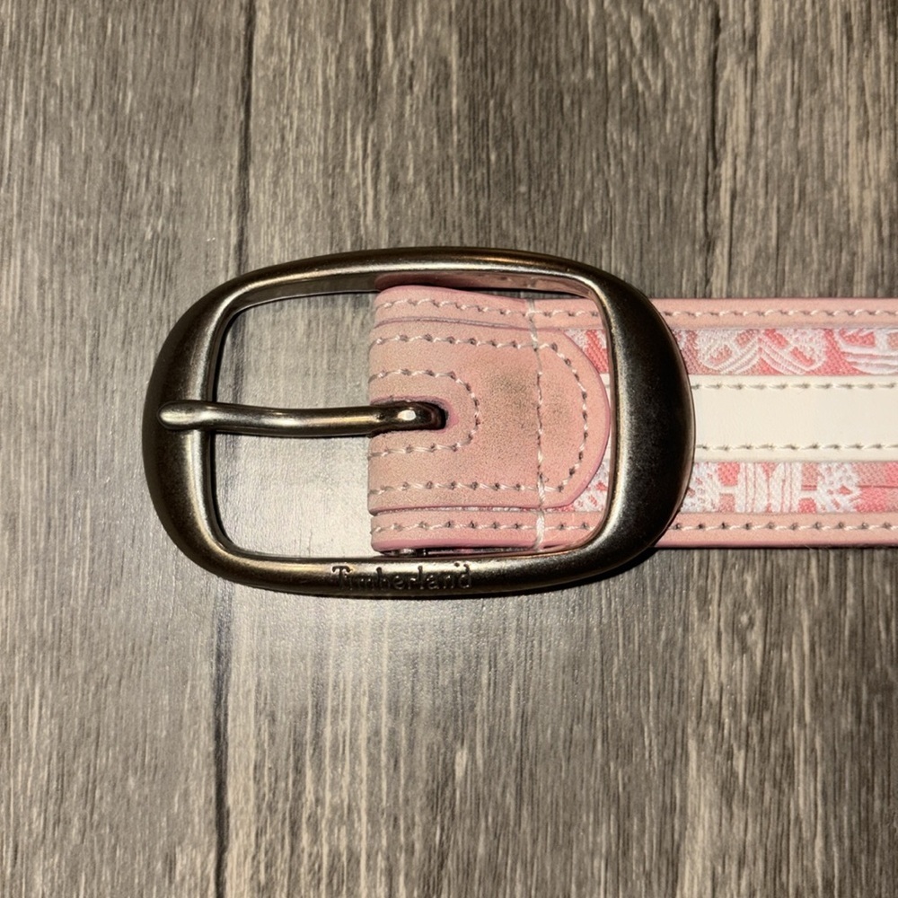 Y2K pink timberland belt - woman’s small - Picture 5 of 7